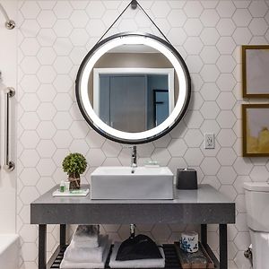 Standard King Room Mobility Accessible Roll Shower